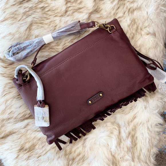 NWT Frye Heidi Fringe Leather Crossbody - Picture 3 of 7
